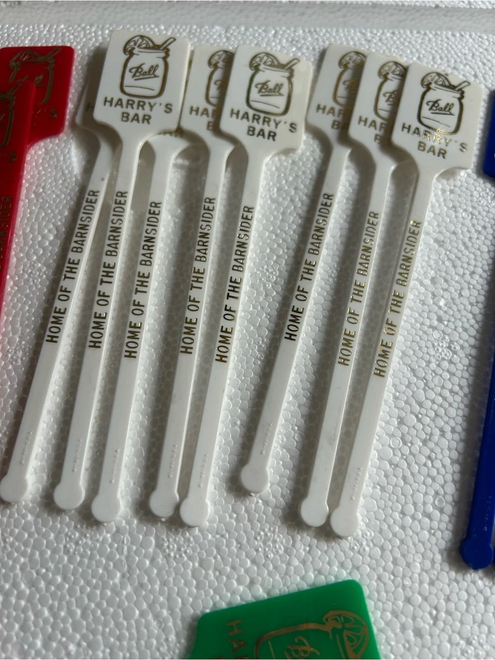23 -Vintage Harry's Bar Drink Stirrer Picks - Party, swizzlesticks, bartending